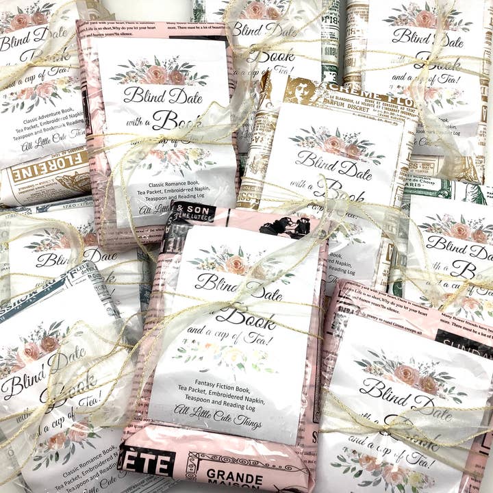 All Little Cute Things - Wholesale Crafts, Hobbies & DIY - Blind Date with a NEW Book and a Cup of Tea Gift Set Vintage5