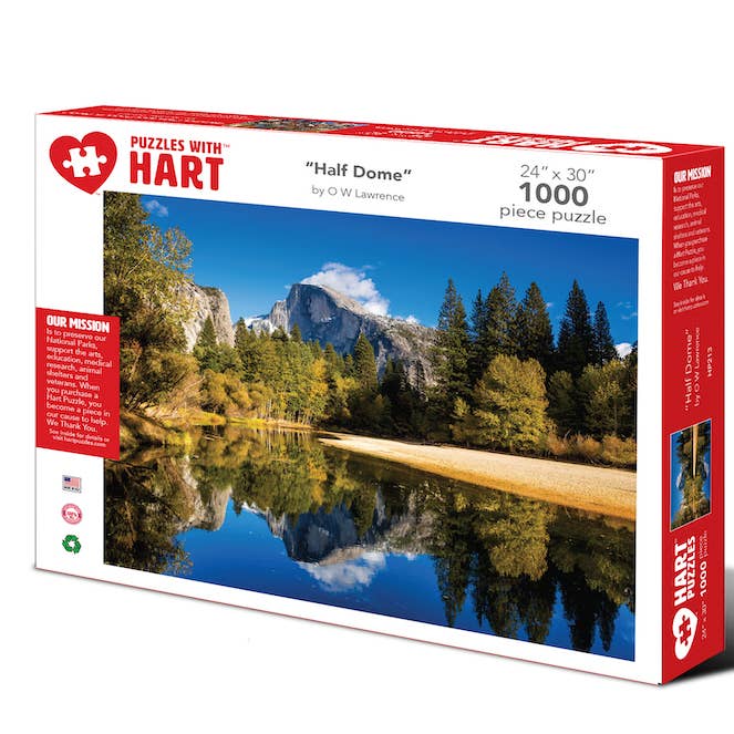 Half Dome Yosemite 1000-Piece Adult Puzzle, 24x30 Inches for wholesale by Hart Puzzles
