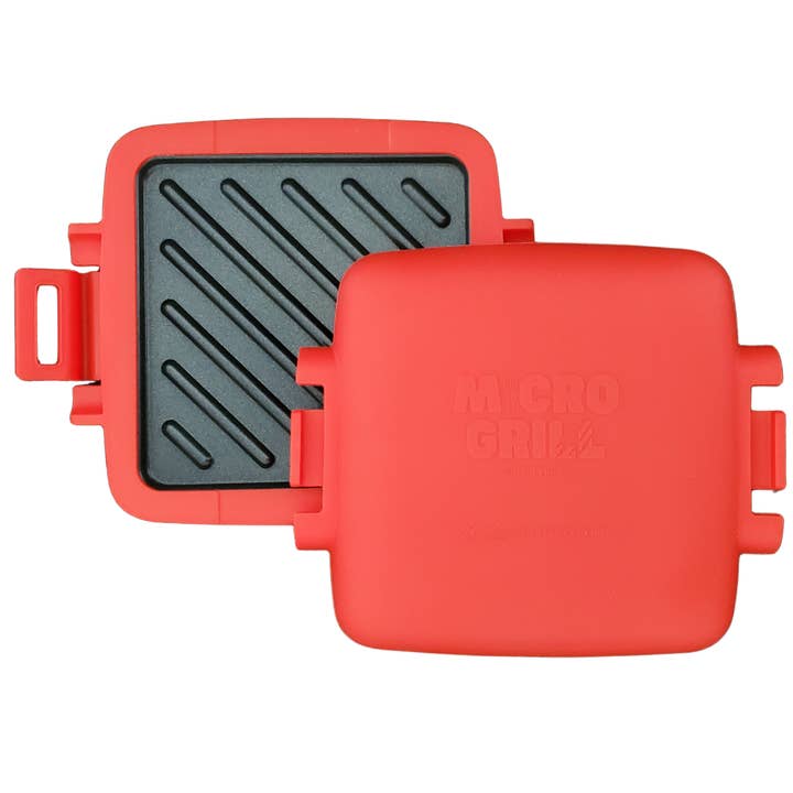 Micro Grill - Grill micro-ondes polyvalent (rouge) pour la vente par Micro Grill