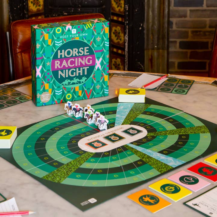 Talking Tables UK – wholesale Board game – Horse Racing Board Game | Gift | Party Game |1