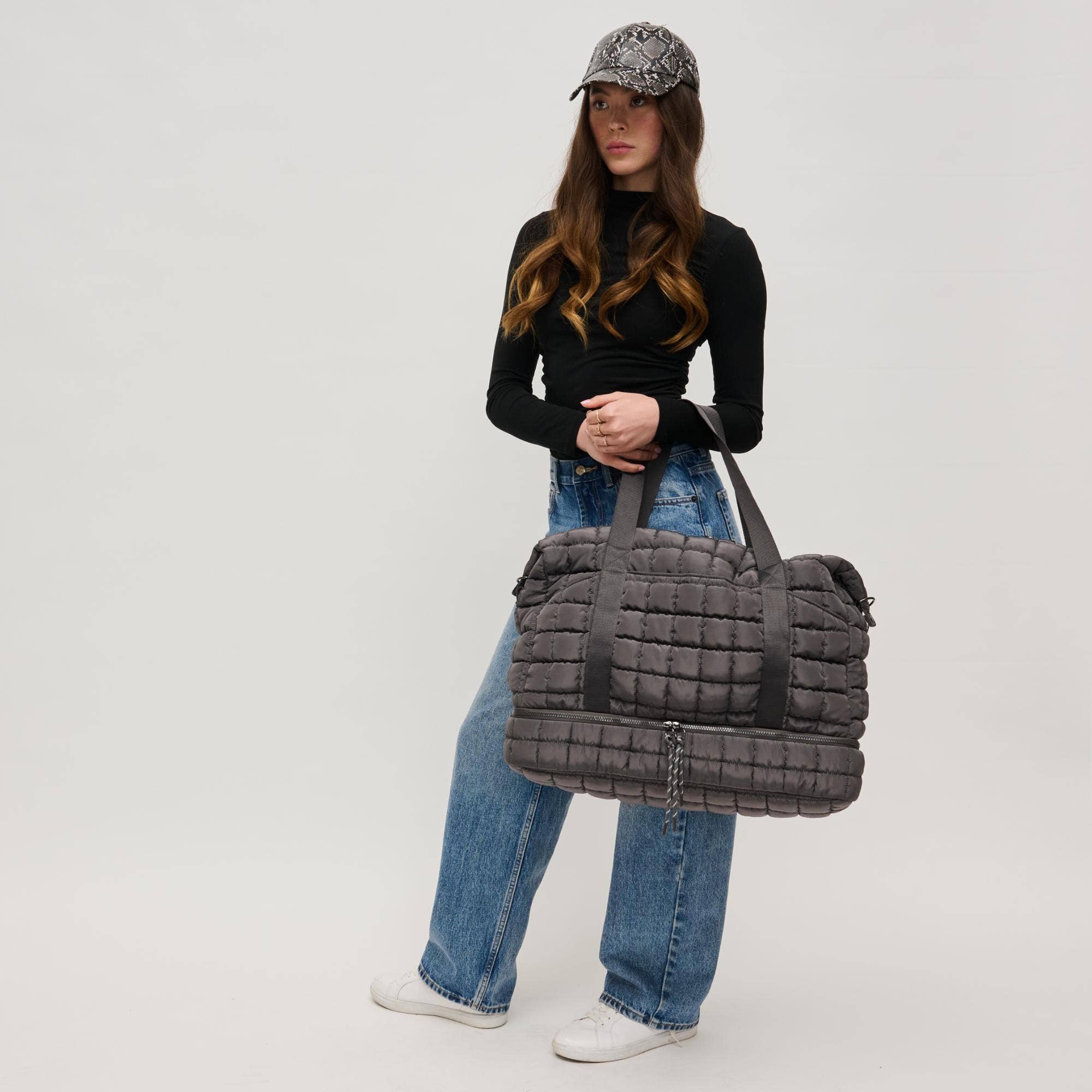 Urban Expressions - Vente Sac de voyage – femme - Sac weekender matelassé en nylon Globetrotter8