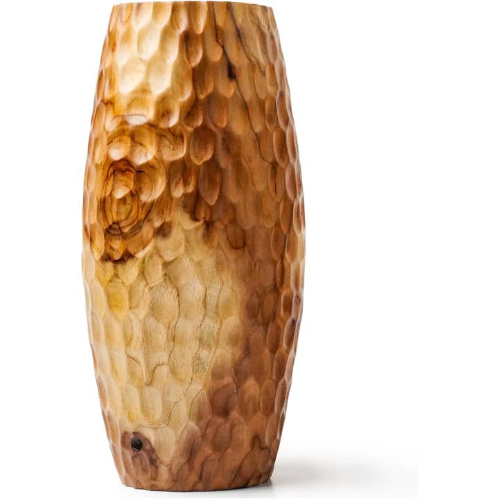 OMA - Eclectic Home - Wholesale Vase - Solid Teak Wood Vase Teak Root Home Decor Flower Vase1