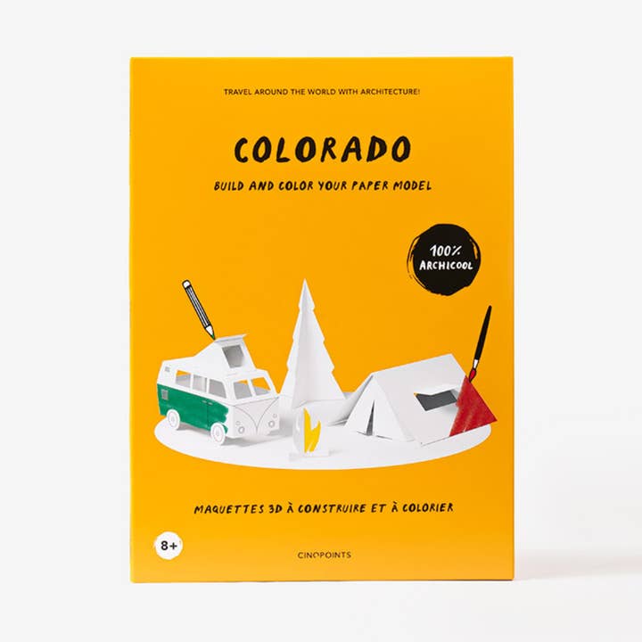 Papercraft 3D - MODÈLE COLORADO par Cinqpoints pour la vente par Today is Art Day