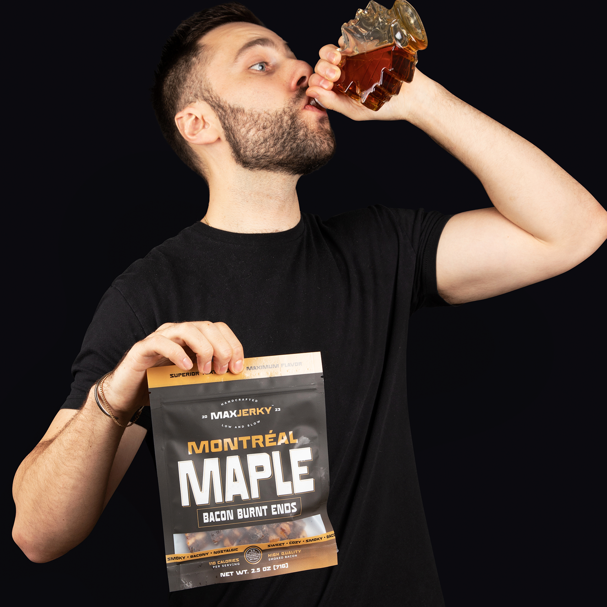 MaxJerky - Wholesale Jerky - Montréal Maple Bacon Burnt Ends2