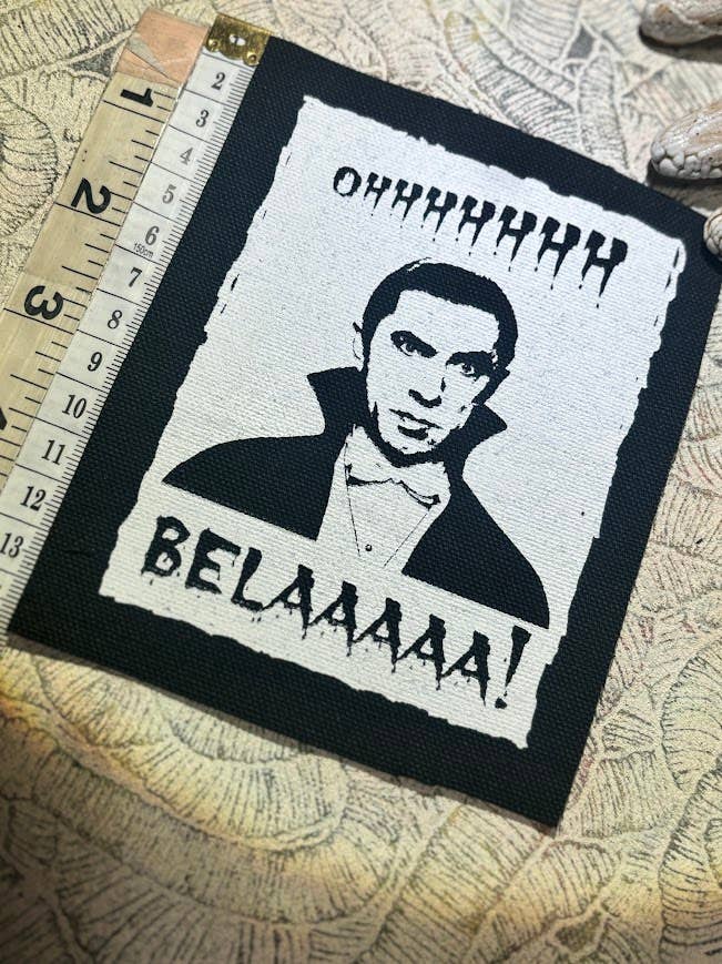 Three Raccoons – wholesale Patch – OHHHHHH! Belaaaaa! Bela Lugosi Bahaus patch.1