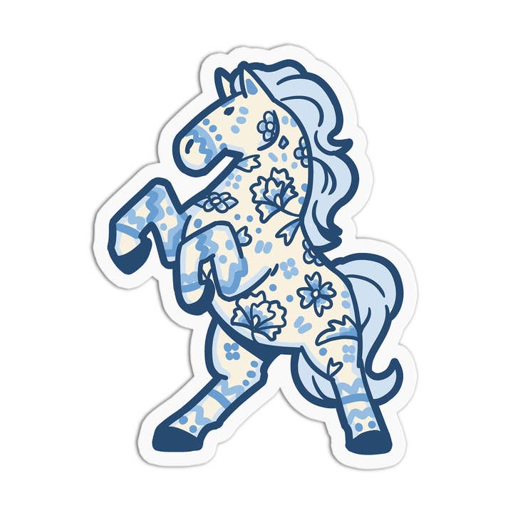 Jahr des Pferdes Tierkreis Texturierter Aufkleber für den Großhandel von Girls Printing House