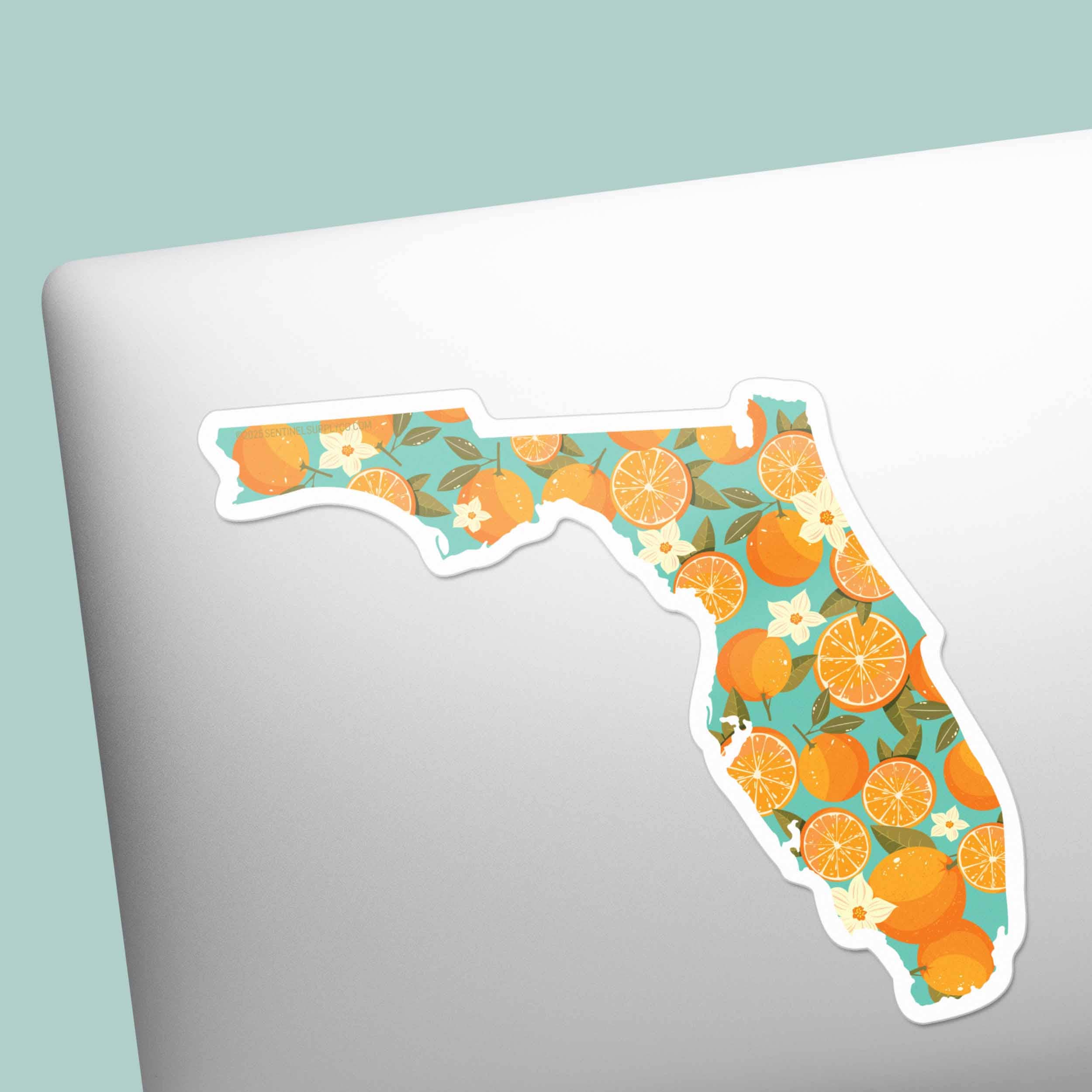 Sentinel Supply - Wholesale Sticker - Florida Orange Bumper Sticker - Cute FL Decals2