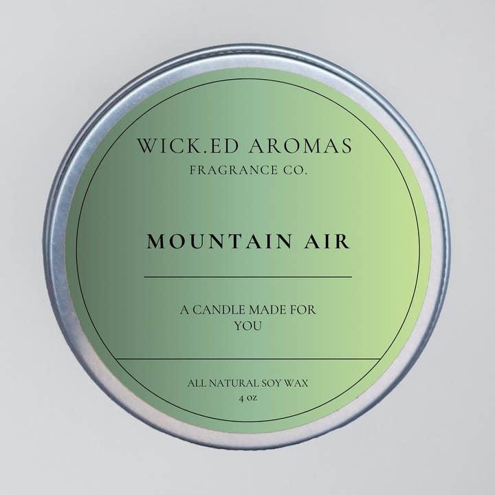 Lata de Viaje de Aire de Montaña para venta al por mayor de Wick.ed Aromas