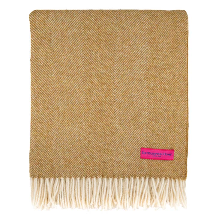 Prince of Scots - Wholesale Throw blanket - Southampton Home Shetland Lambswool Herringbone Throw14
