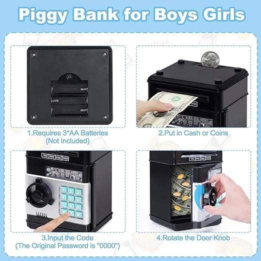 VIGOR - Wholesale Money/piggy bank – Child & baby - Best Gift Piggy Bank Electronic Mini ATM for Kids(10 Pack)4