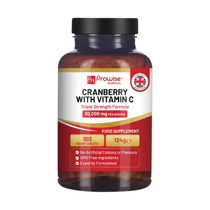 Prowise Healthcare - Wholesale Oral Supplement/Vitamin - Triple Strength Cranberry 30,000mg Added with Vitamin C
