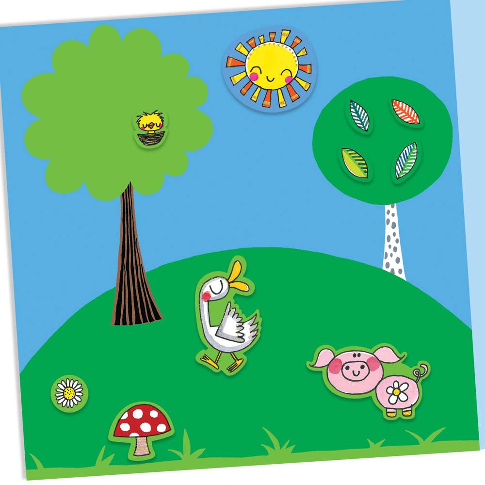 Rachel Ellen Designs – wholesale Sticker – Child & baby – Sticker Scene Activity Books - On The Farm8
