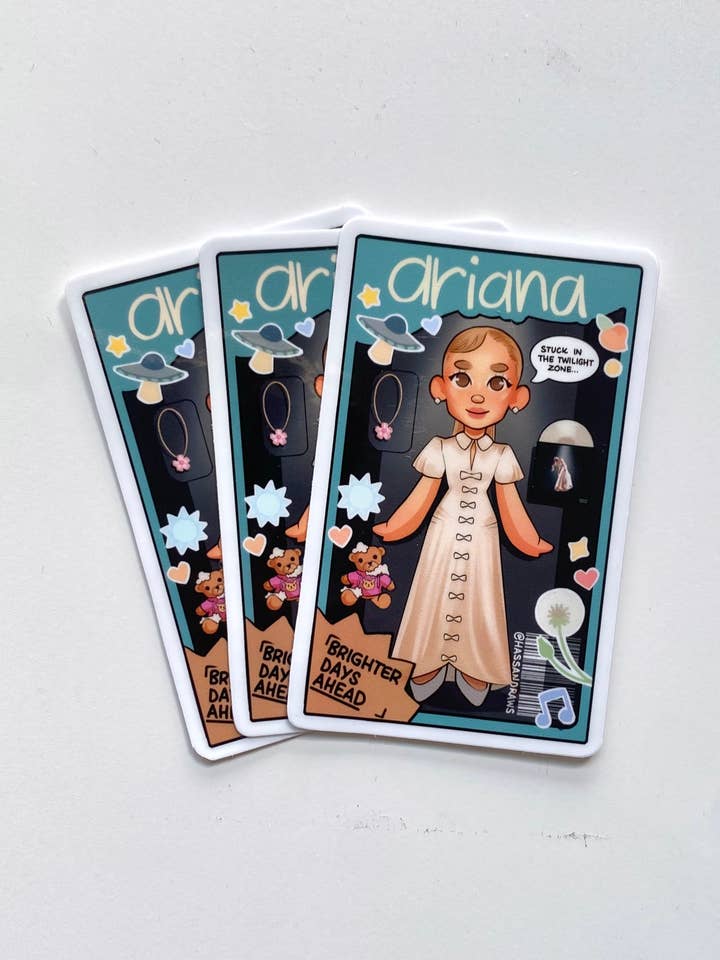 Ari Deluxe Pop Inspired Doll Drawing Sticker Decal Art for wholesale by Hassan Draws