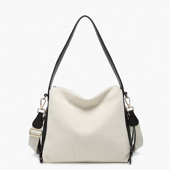 Jen & Co. - Vente Sacoche – femme - M2594 Michaela Slouchy Hobo avec sangle pour guitare