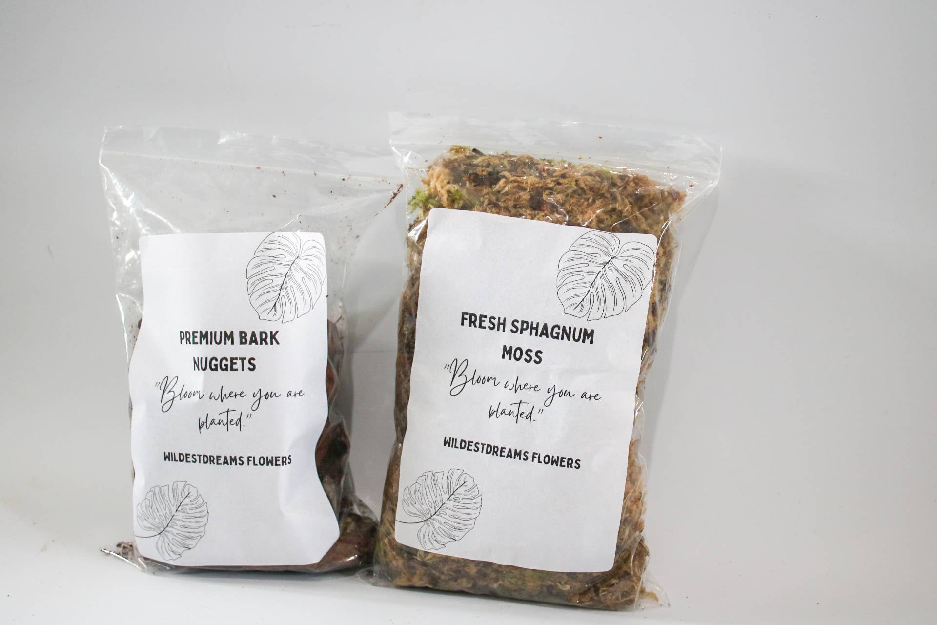 Wildestdreams.flowers - Vendita all'ingrosso Terriccio per piante/vasi - Confezione Duo Torba e Muschio Sphagnum Fresco per Piante4