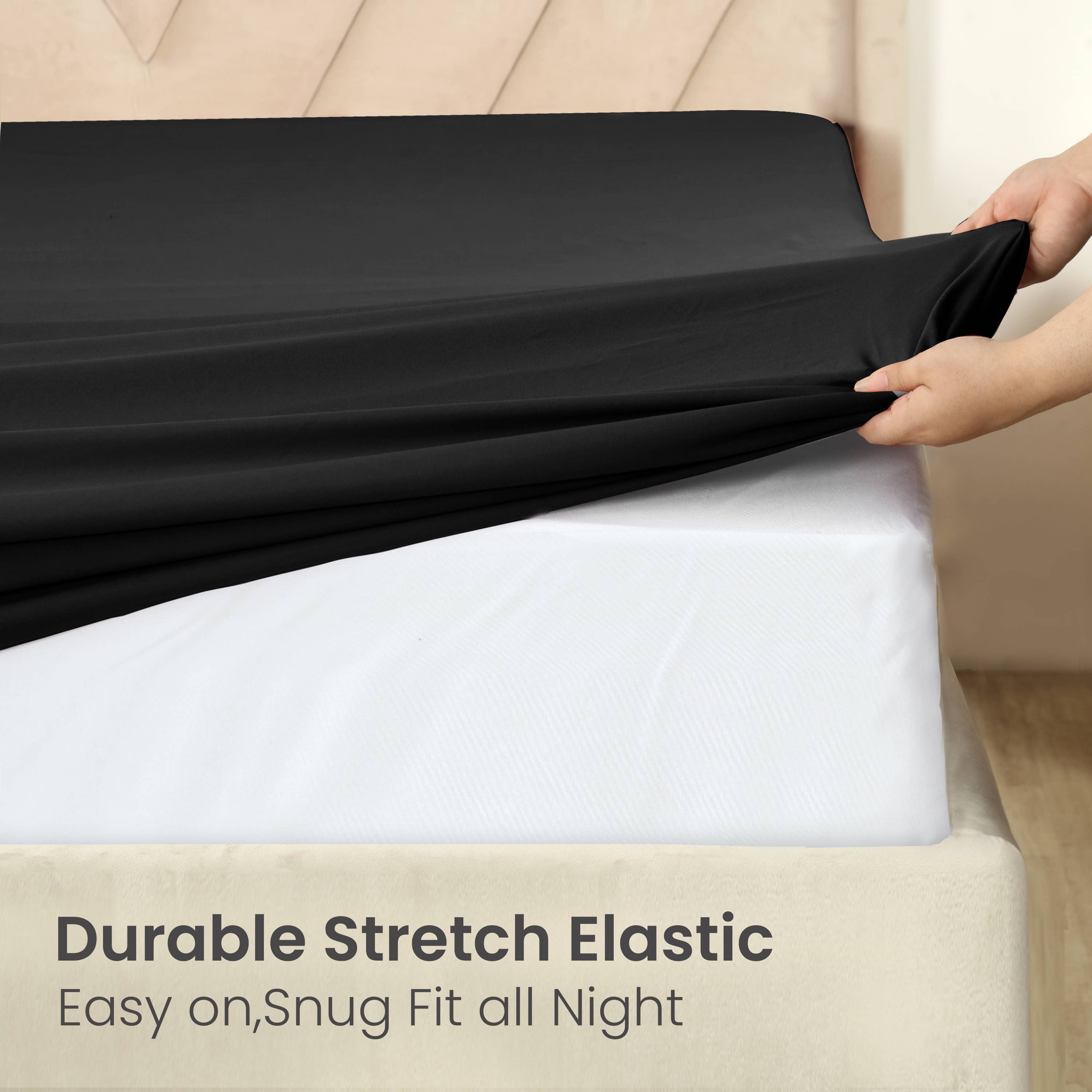 Cottonpassion_US - Vente Draps-housses - Draps-housses en microfibre douce avec bonnets extra profonds jusqu'à 40,6 cm74