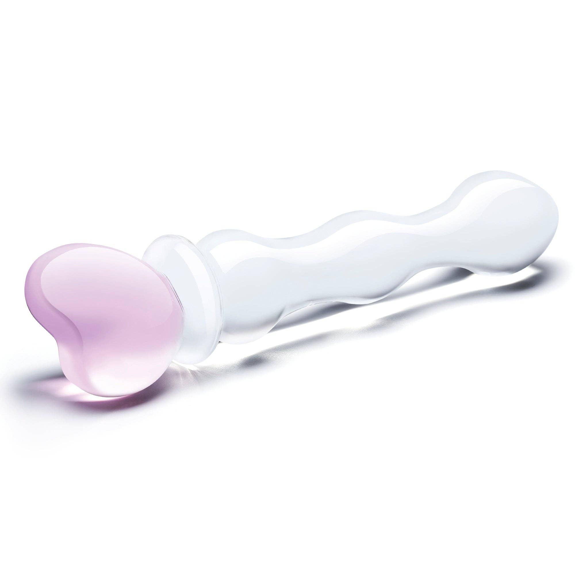 Lux Fetish Store – wholesale Sexleksaker – 8 ”älskling glas dildon2
