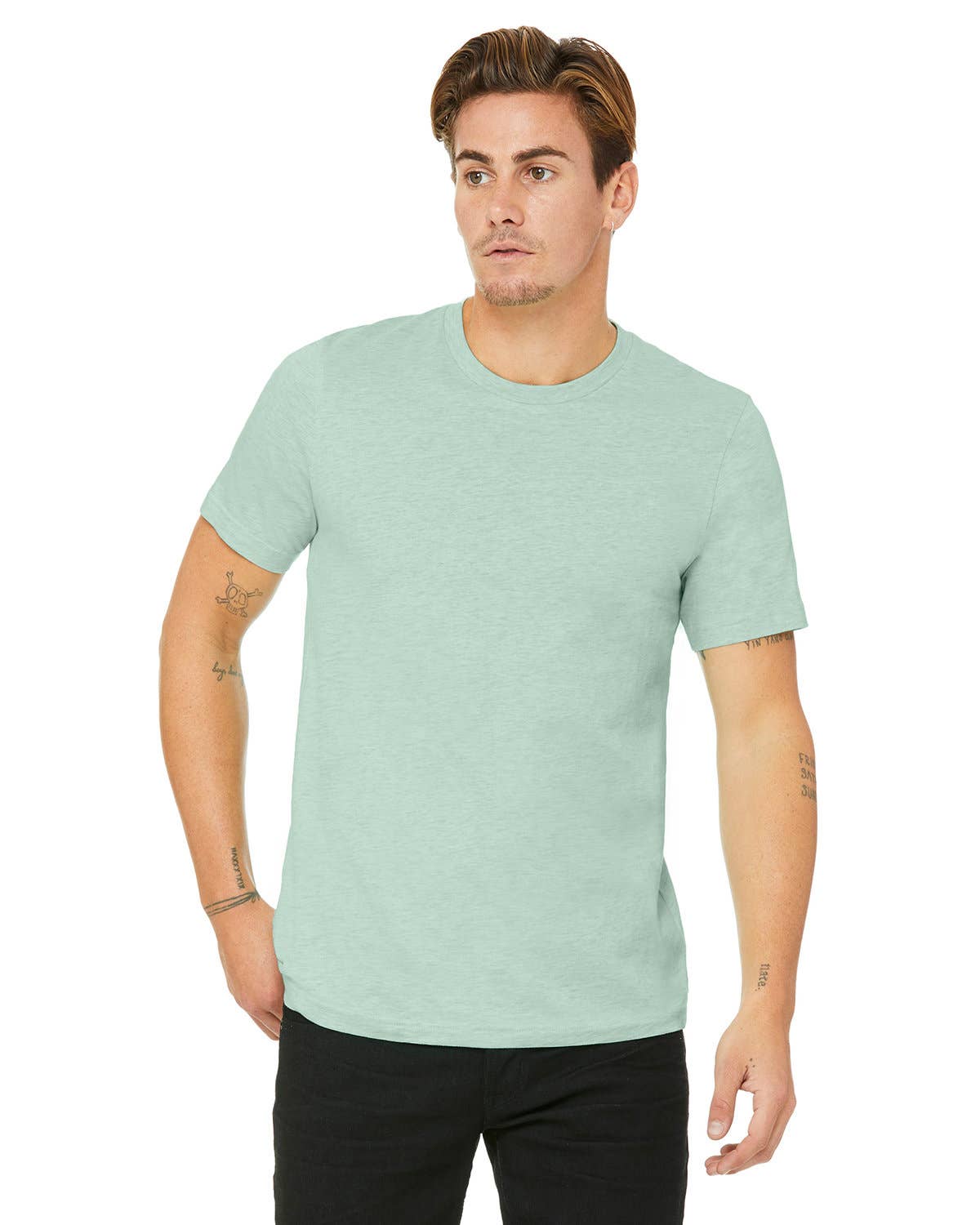 Total Apparel - Wholesale T-Shirt - Men's - Bella + Canvas Unisex Heather Blank CVC T-Shirt | 3001CVC51