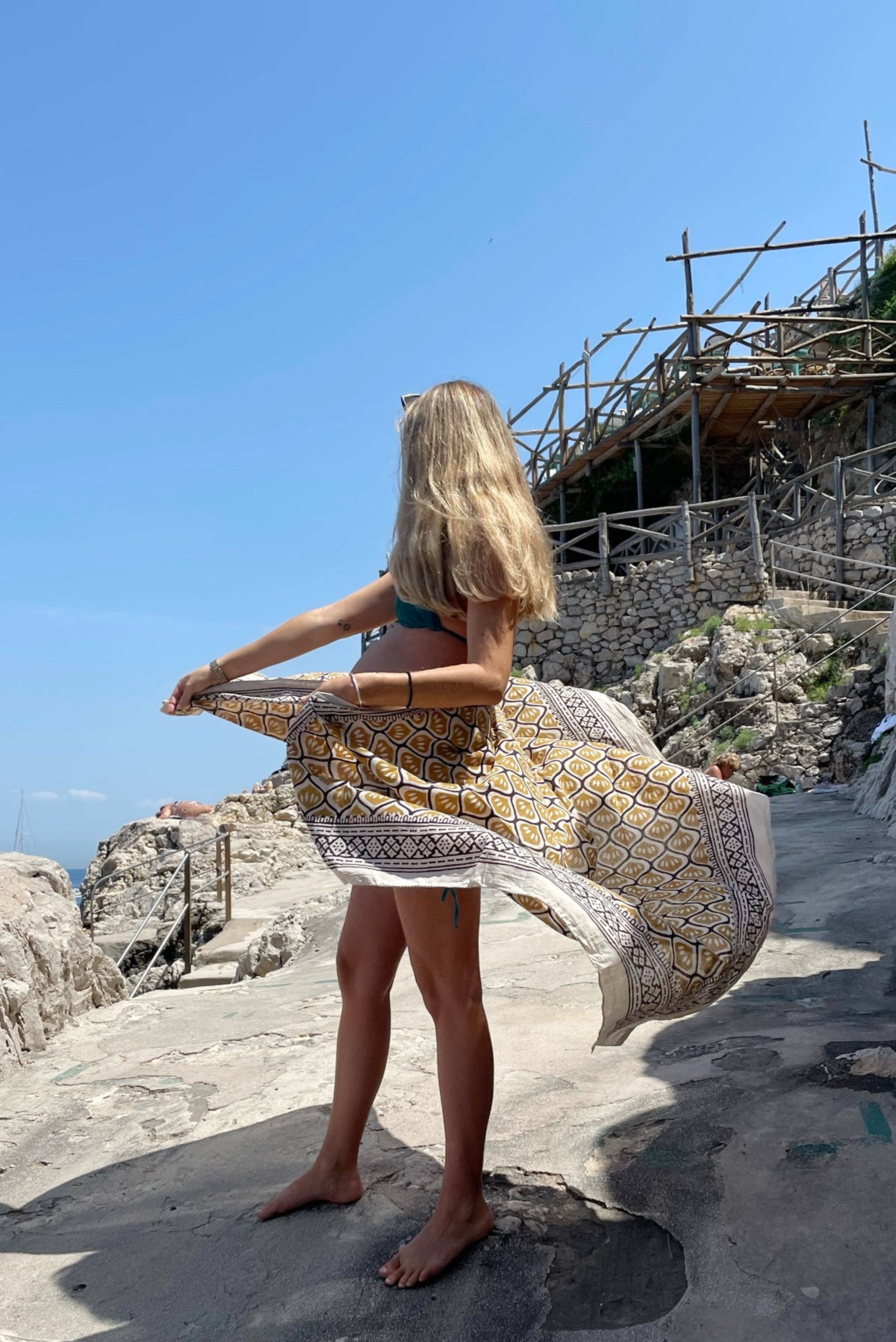 Beachwood The Label - Wholesale Swim Cover Up - Women's - The Pareo // Cockatoo5