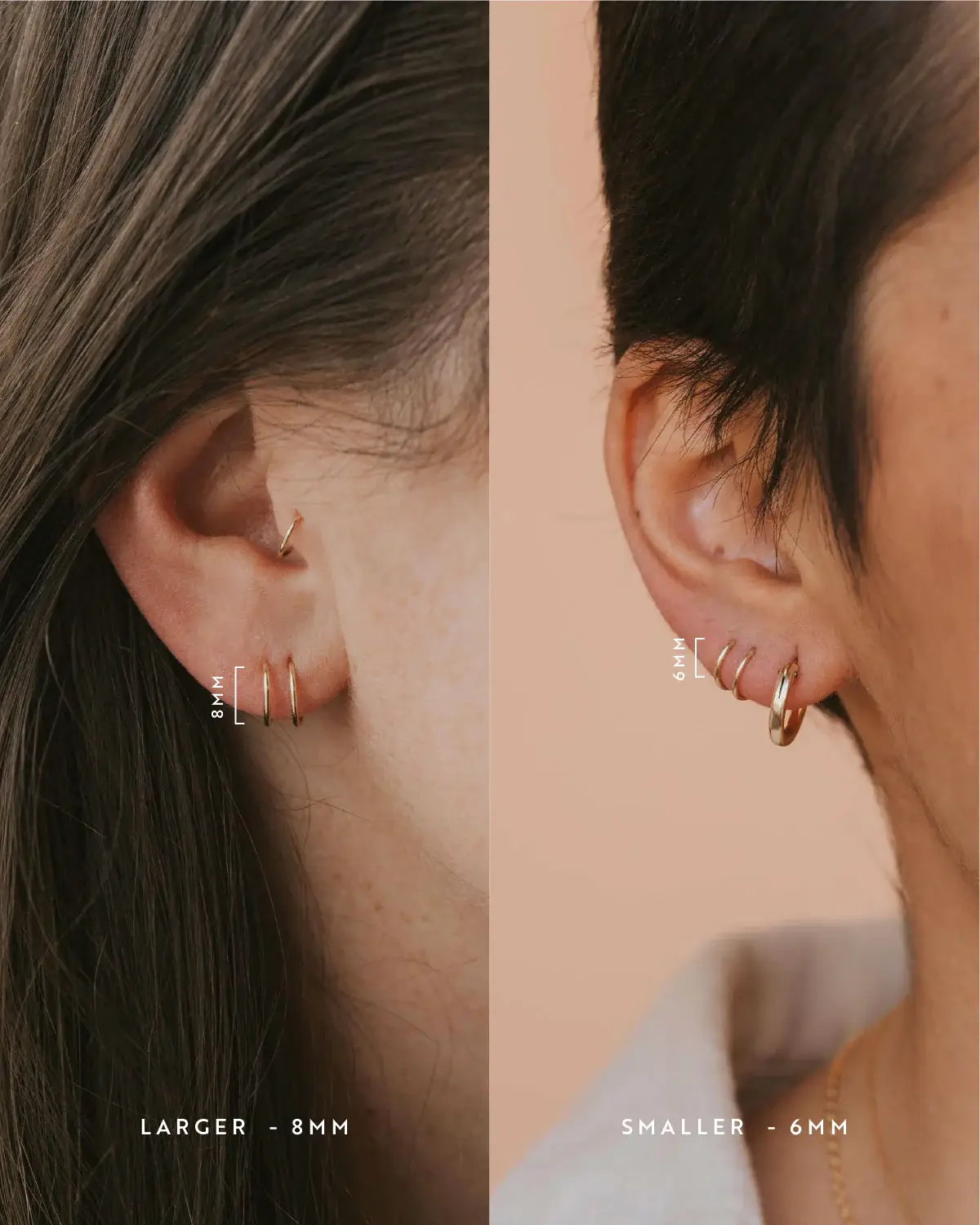 Hello Adorn - Venta al por mayor Pendientes ear cuff - Pendientes Tiny Twist | Relleno de oro de 14 kt y plata esterlina6