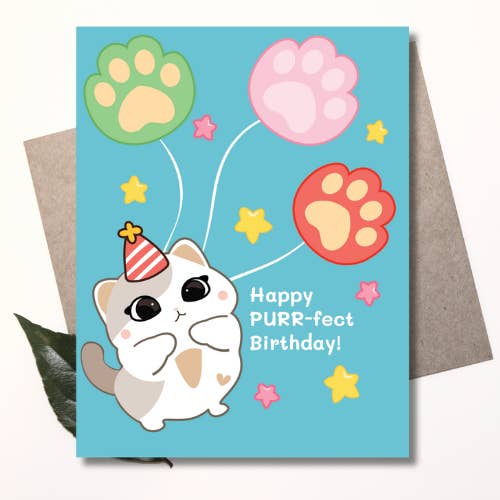 Grattis på födelsedagen katt för wholesale av Dumplings and Us