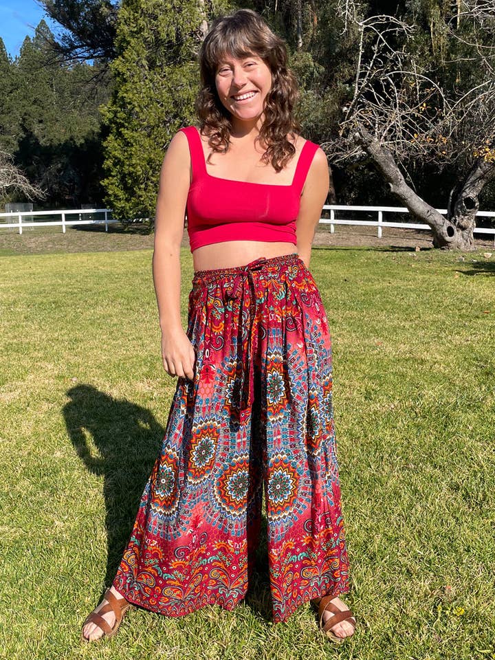 Shiva Mandala Pants for wholesale by Zig Zag Asian Collection