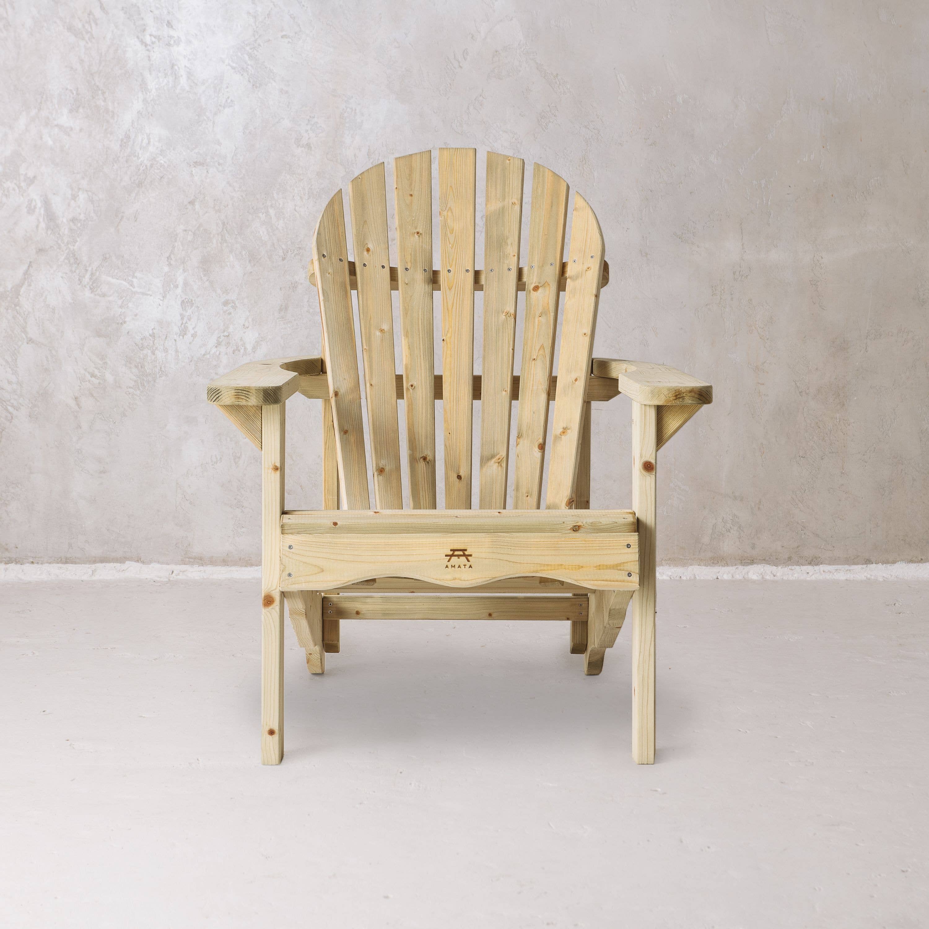 AMATA - Wholesale Adirondack Chair - Wooden Adirondack Garden Chair 1