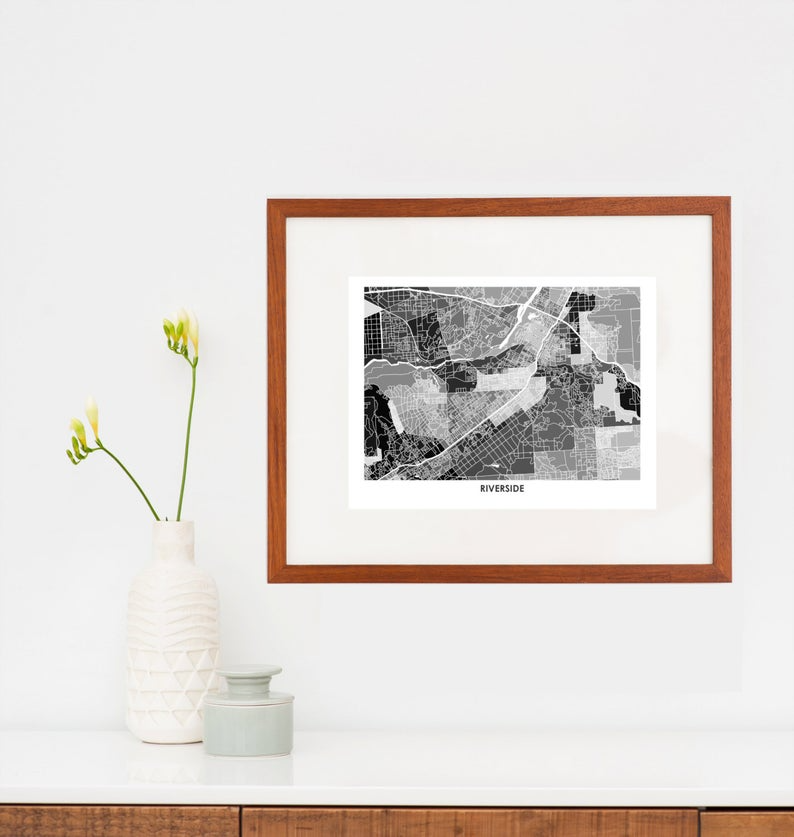 Juanita's Adventures - Wholesale Art Print - Juanitas Riverside Map Print2