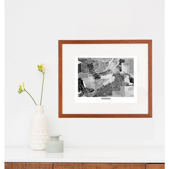 Juanita's Adventures - Wholesale Art Print - Juanitas Riverside Map Print2
