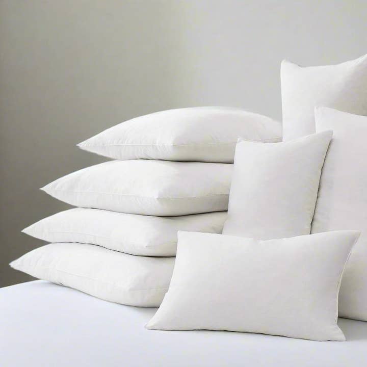 Inserts d'oreiller alternatifs en duvet d'ange — Fabriqué aux États-Unis pour la vente par Lumily