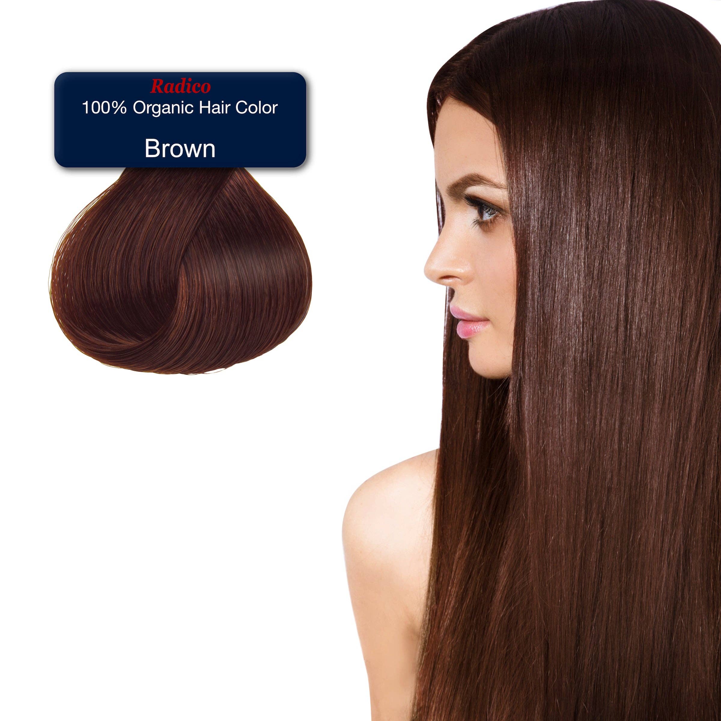 Radico USA - Wholesale Hair Dye - Brown - 100% Organic Hair Color2