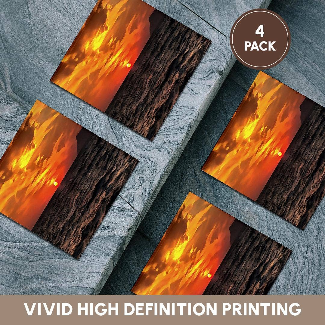 3dRose - Wholesale Coasters - 3dRose, Sunset Over The Aegean Sea Landscape Painting, Coaster5