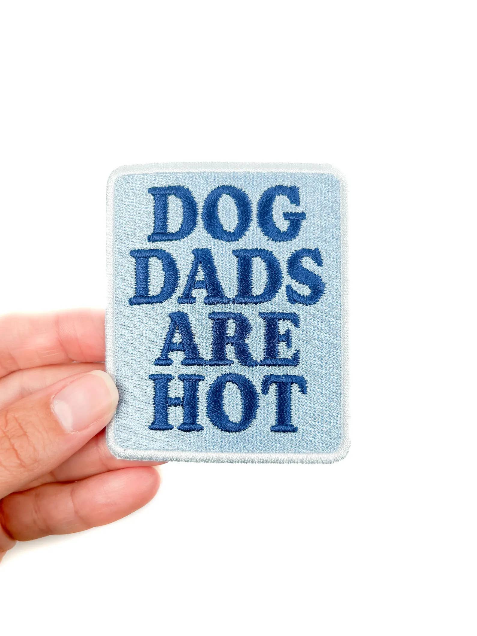 Field Trip Threads - Wholesale Patch - Dog Dads Are Hot Patch – Funny Iron On Patch for Dog Lovers