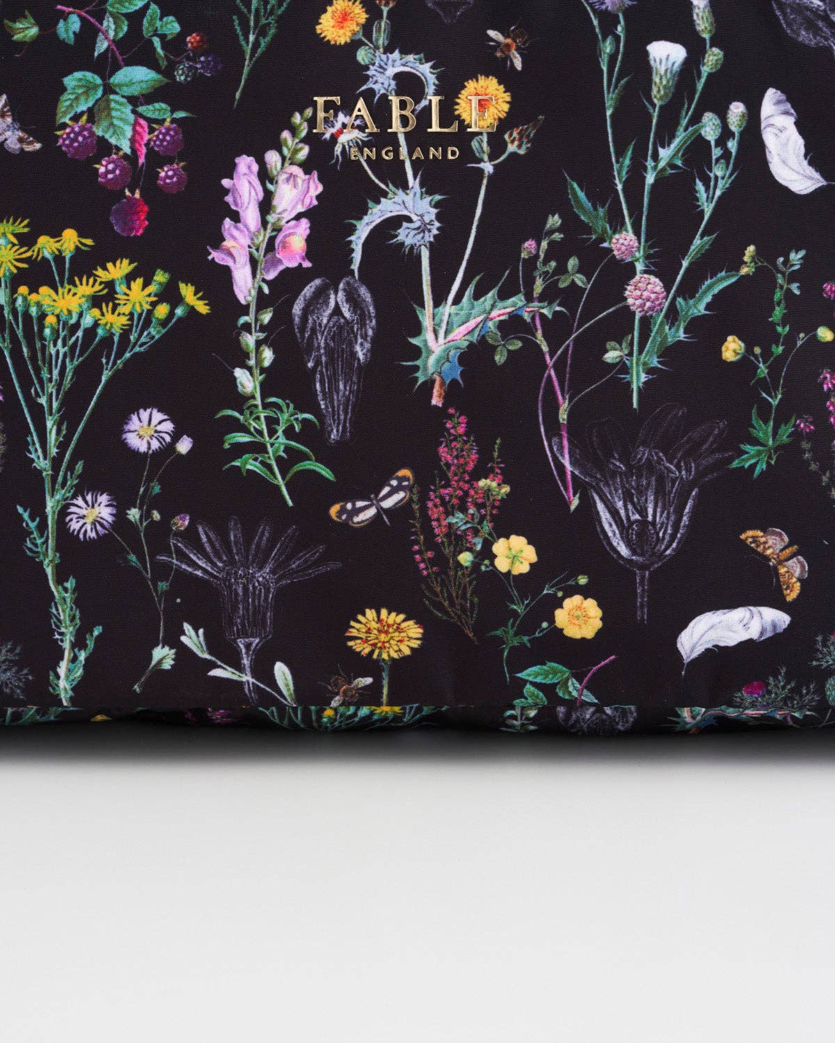 Fable England - Wholesale Make-up/cosmetic bag - Wilderness Black Cosmetic Bag5