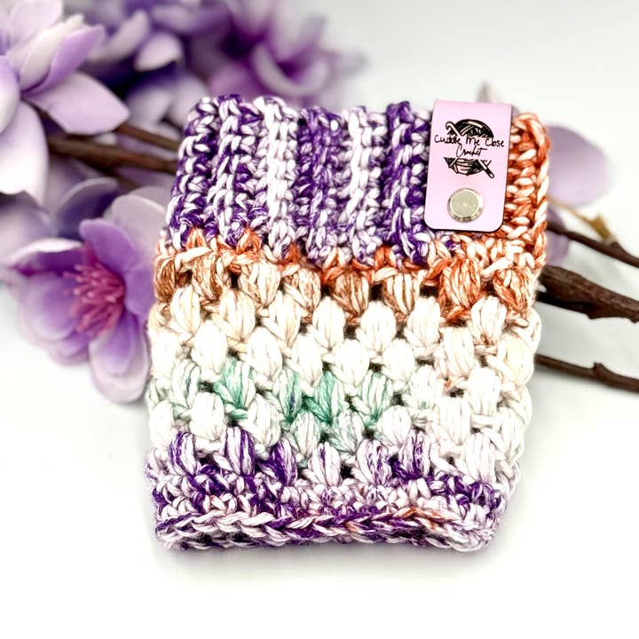 Cuddle Me Close Crochet - Wholesale Drink Huggers & Koozies - Sunsetting Cup Cozy1