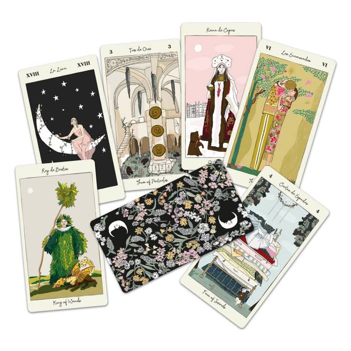 Cardshouse – Großhandel Tarot- oder Orakelkarte – Tarot de Carlotydes Tarotkarten Fournier1