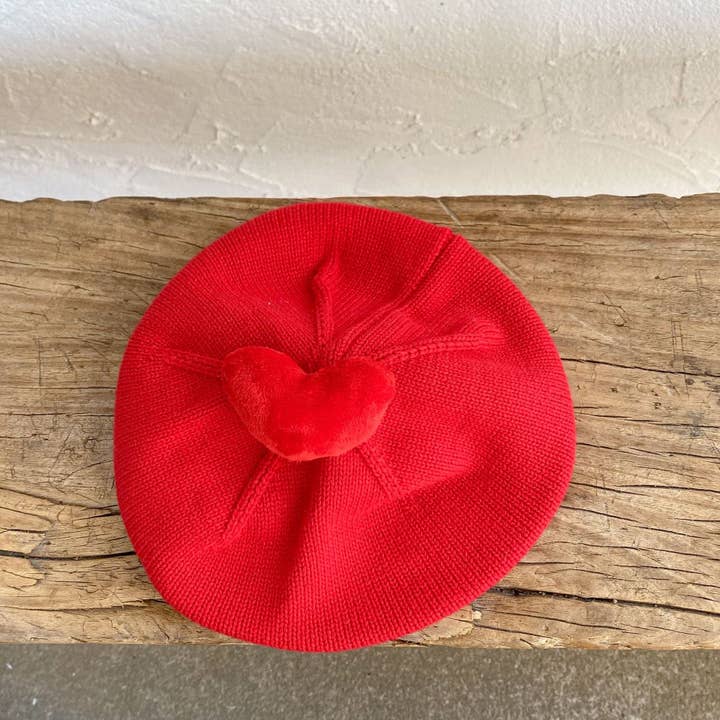 MyKids-USA® - Wholesale Newborn/Knit Hat - Baby - Baby Solid Color Heart Patched Design Knitted Hat8