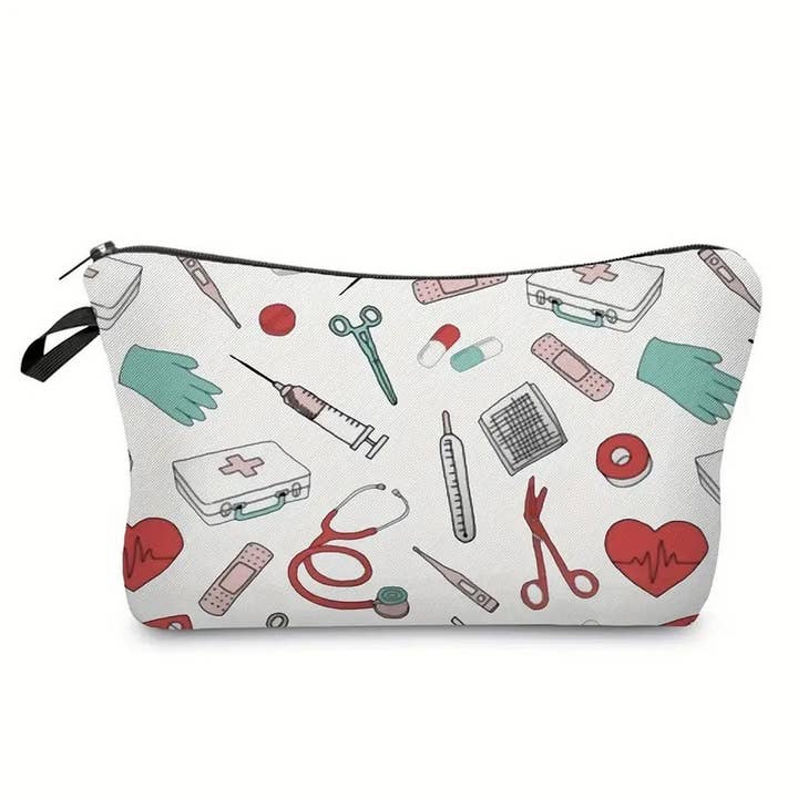 ACCITY - Wholesale Makeup/Cosmetic Bag - TRAVEL PORTABLE CARTOON NURSE COSMETIC BAG_CWAB22534
