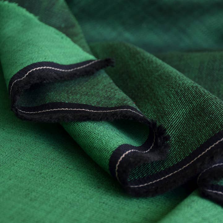 COUSETTE - Wholesale Fabric - Grass green denim fabric