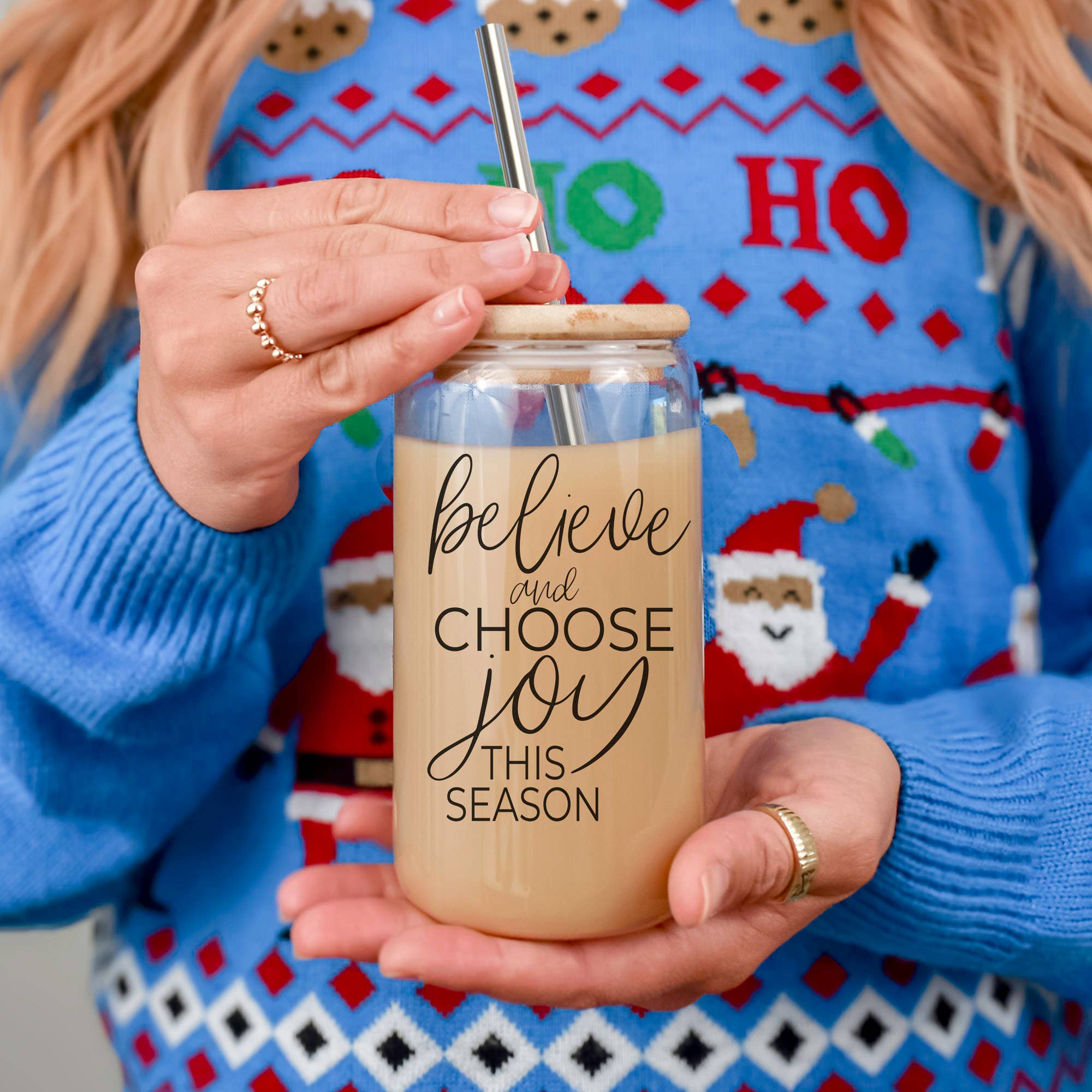 Gia Roma - Vente Gourde/bouteille isotherme - Verres en verre et cadeaux de cuisine de Noël Candy Cane29