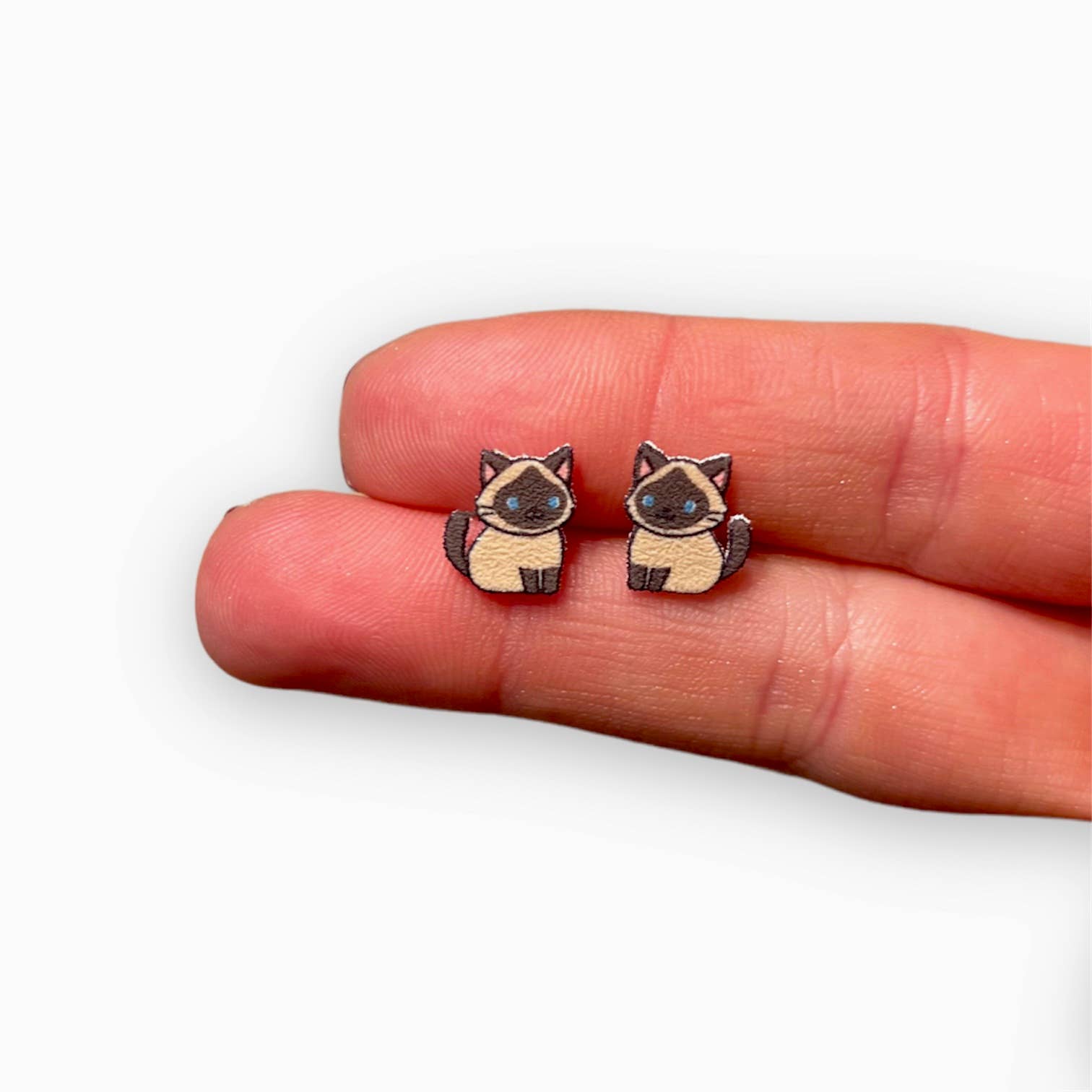 Sona Studio - Wholesale Stud/Post Earrings - Siamese kitty Earrings2
