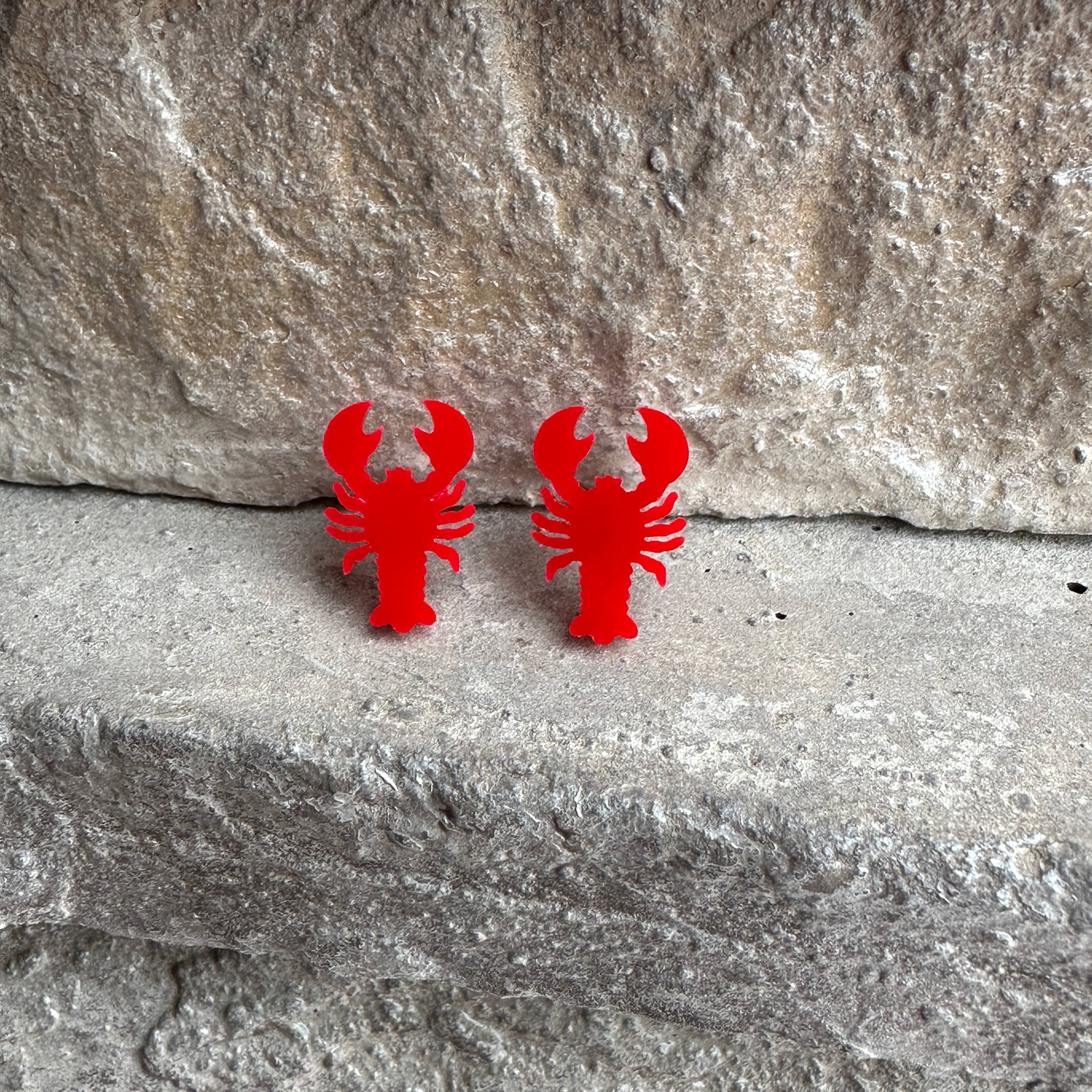 Laser & Color Designs LLC - Vente Clous d'oreille - Boucles d'oreilles écrevisses homard, boucles d'oreilles Mardi Gras, été4