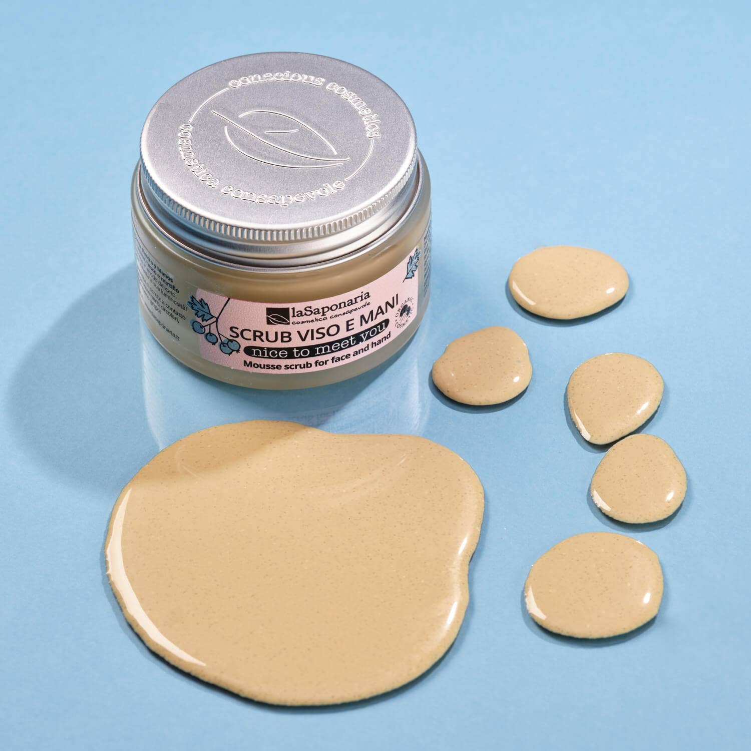 La Saponaria - Wholesale Facial Exfoliant/Scrub - Nice To Meet You - Face & Hand Scrub Mousse (45 ml)1