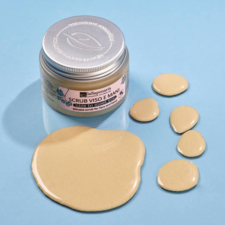 La Saponaria - Wholesale Facial Exfoliant/Scrub - Nice To Meet You - Face & Hand Scrub Mousse (45 ml)1