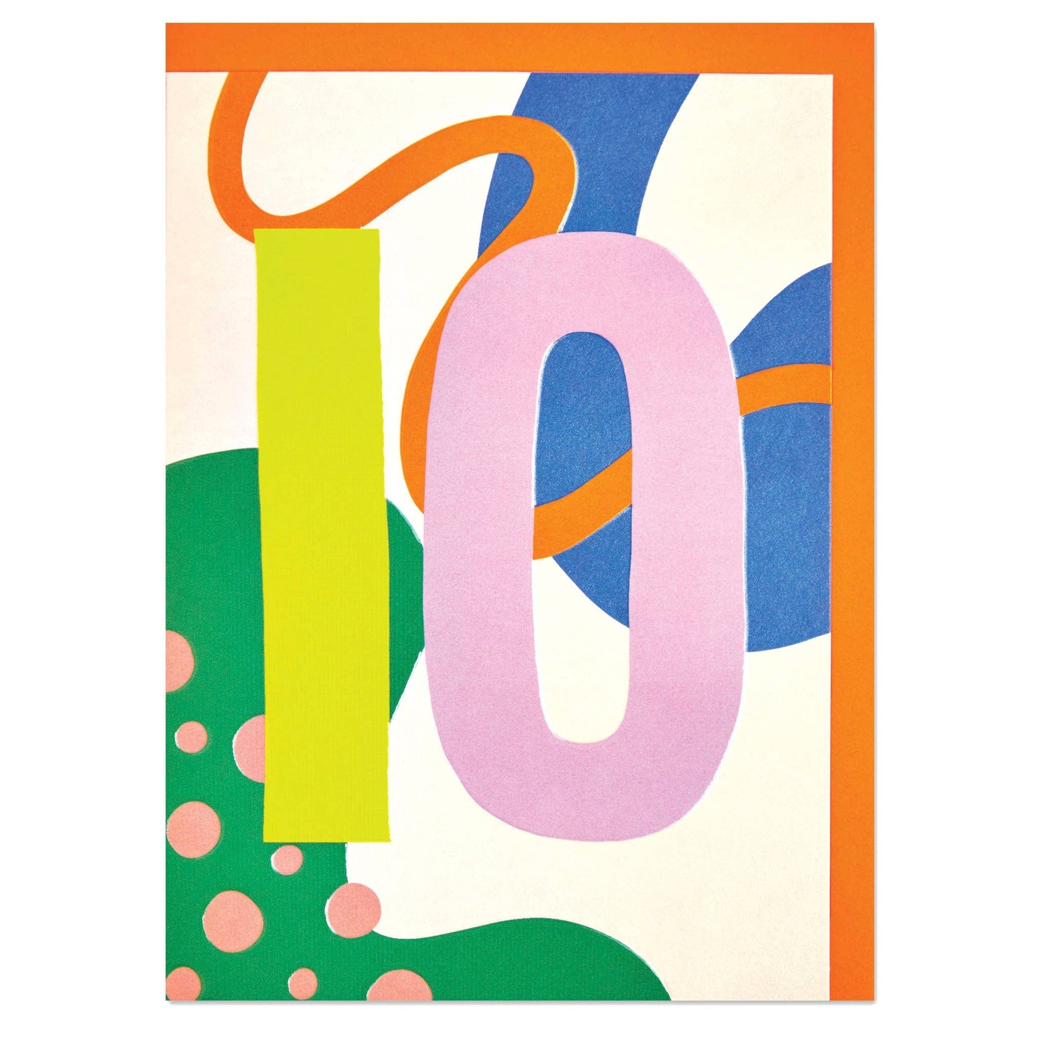 Raspberry Blossom – wholesale Birthday card – Age 10 (NEA05)3