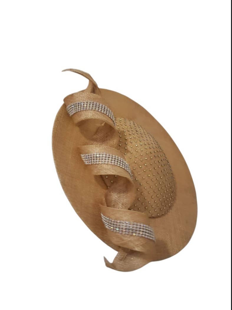 Rehoboth Hats - Wholesale Fascinator Hat - Women's - Spiral Elegance Sinamay Fascinator10