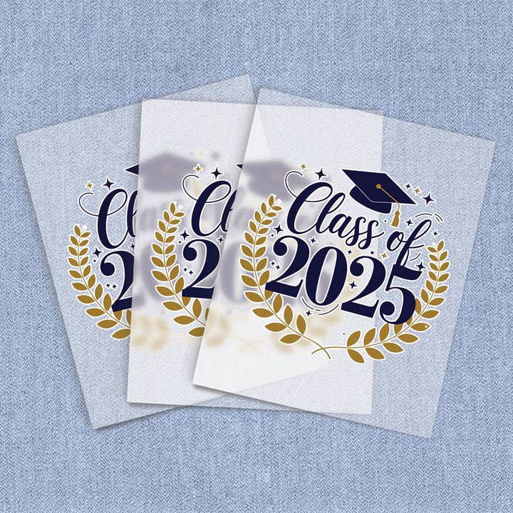 Class Of 2025 Stars, Direct-To-Film DTF Transfers for wholesale by Iron It