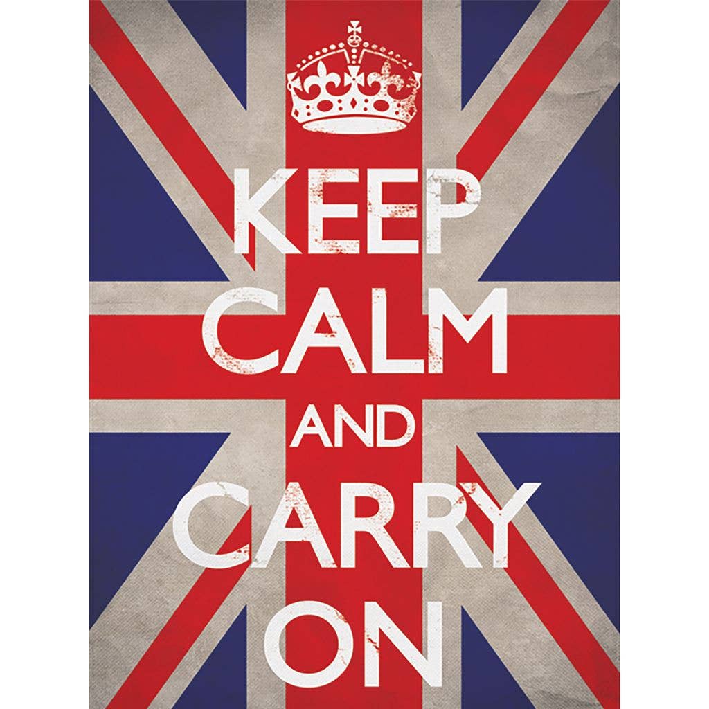 Pyramid International – wholesale Canvas art – Keep Calm and Carry On (Union Jack) 60 x 80cm0