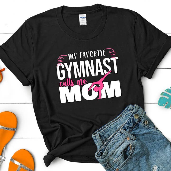 Vivtrek - Wholesale Screen Printed T-Shirt - Women's - Gymnastics T-Shirt, Gymnastics Mom Shirt, Gymnast Mom Tee