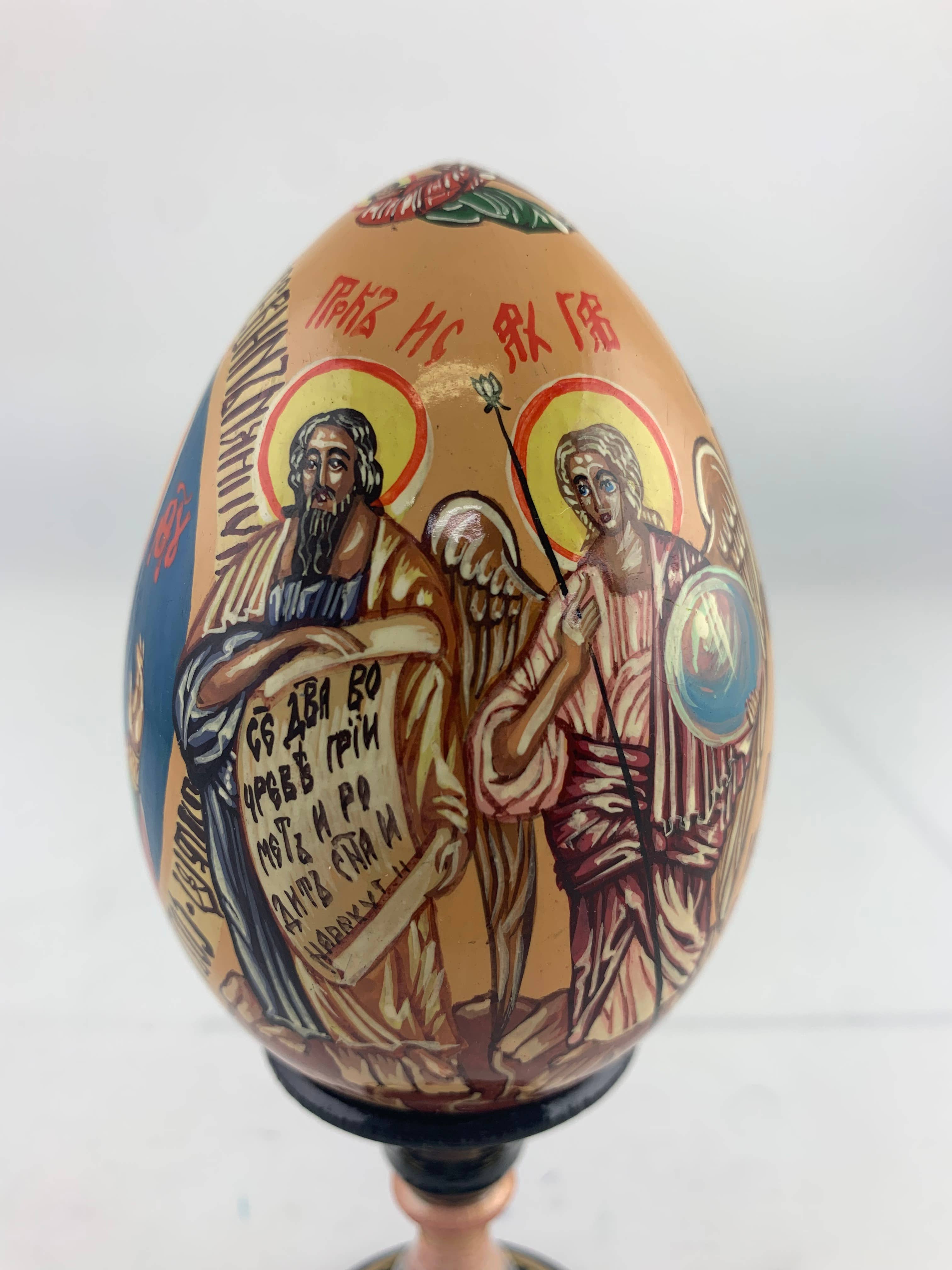 Golden Cockerel - Vendita all'ingrosso Decorazioni da tavolo - Uovo iconico ortodosso panoramico vintage11